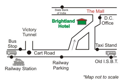 Brightland Hotel Map